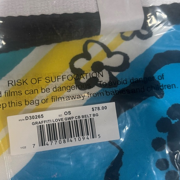 Brighton Graffiti Love Cross Body
Belt Bag - Fanny Pack Waist Bag - Picture 7 of 8